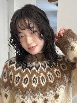 ローネス(LONESS) 時短スタイリング ウルフパーマボブ ニュアンスパーマ