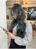 ショートウルフ ミディアムレイヤーカット前下がりボブマッシュ
