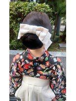 ブリエ(briller)&nbsp;TAKAKOstyle☆袴　大きめ　ツルンとシニヨン