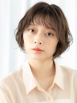 ドクターズサロン LAB 小山店&nbsp;エアリーグレーベージュゆる巻ミニボブb小山20代30代40代