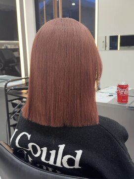 レノ 直江店(RENO) ピンクベージュ/ダブルカラー@20代30代40代