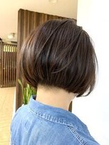 クオリス 上板橋店(QUALIS)&nbsp;小顔似合せカットオリーブベージュ透明感艶感カラーマチルダボブ