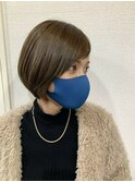 【BOTANIUM byRrSALON】ミニボブ×オリーブグレージュ☆
