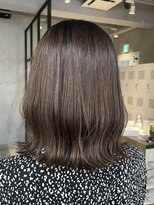 エリマ 調布(elima)&nbsp;レディースミディアムボブワンカラーショコラブラウンカラー