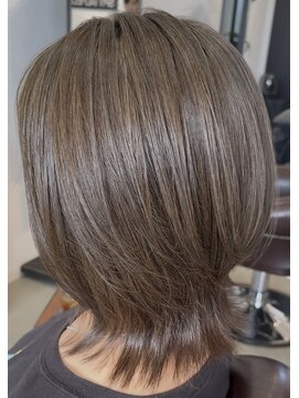 ヘアーアンドメイク グルック(hair&make Gluck) 白髪ぼかしハイライト