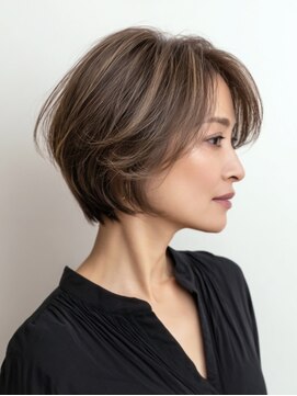 リシェール リーフ 越谷(RICHAIR leaf) 黒髪/オリーブグレー/小顔/ココアベージュ/越谷駅