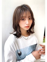 赤れんがアネックス(ANNEX)&nbsp;デジタルパーマカール外ハネ20代30代40代小顔くびレイヤー前髪