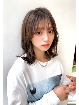 デジタルパーマカール外ハネ20代30代40代小顔くびレイヤー前髪