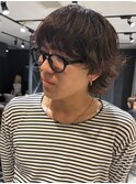 MEN’S HAIRブルーブラックシャドウパーマ