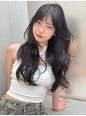 《CODE.LINE》暗髪ロングレイヤー