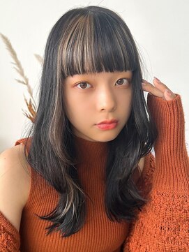 オーバーヘアー 池袋店(over hair) マロンベージュ×前髪インナーカラー