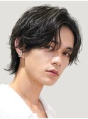 大阪梅田ニュアンスパーマフェザーパーマセンターパートゆるめ◆