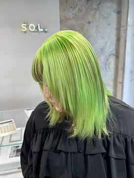 ソル ジングウマエ(SOL JINGUMAE) 表参道ハイトーンカラーシルバーホワイトブロンドブリーチ2回