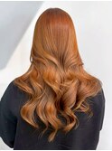 ロング韓国ヘアハイトーンダブルカラーブリーチ_ba580671