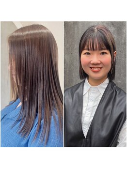 クレールバイケンジ(Claire by KENJE)の写真/髪質改善特化型◎女性限定スタイリスト!【守本蓉子】が叶える、次世代酸性ストレートで憧れの髪へ☆