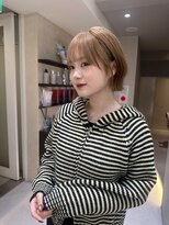 サンド 池袋 2nd(sand)&nbsp;くびれボブ/ミニボブ/ミルクティーベージュ