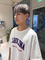 ステラ ヘア デザイン サロン(STELLA hair design salon)&nbsp;White silver×men's cut【浅野】