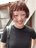 《秋のイメチェン！》くせ毛風パーマ+カット+カラー+2stepTR
