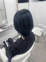 ロエ 元町店(Loe)&nbsp;ウルフレイヤー/レイヤーカット/ブルーブラック