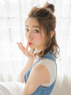 オジコ(ojiko) ☆月曜営業☆ojiko.大人可愛いゆるふわお団子ハーフアップ