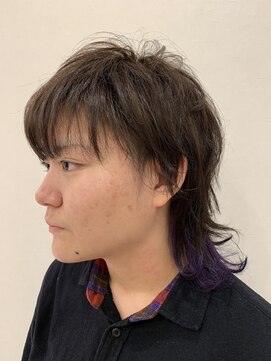 ハナ ビューティーヘアー(hana.) 襟足 ON カラー