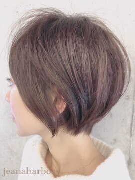 ジーナハーバー(JEANA HARBOR) 丸みのショートボブ☆３０代からのヘアスタイル