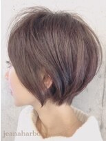 ジーナハーバー(JEANA HARBOR) 丸みのショートボブ☆３０代からのヘアスタイル