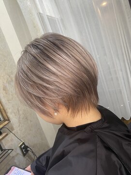 ファンド 千葉(fand) ハイトーンカラー/シルキーベージュ/マッシュパーマ/髪質改善