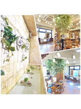 落ち着いた明るくお洒落な店内☆水の音が響く癒しの空間♪【錦糸町/錦糸町北口/錦糸町美容室/錦糸町駅3分】