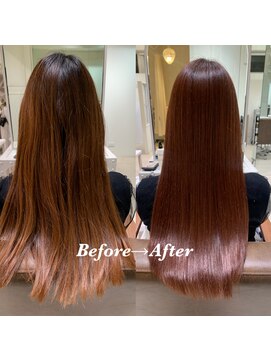 フォルテ 横浜店(FORTE) 髪質改善＋ピンクベージュ