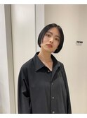 前上がりボブ