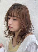 インナーカラー×透明感×ミディアム