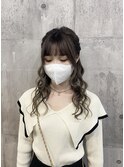 ダークカラー×エクステ#ロングヘア#ココアベージュ#黒髪12/N