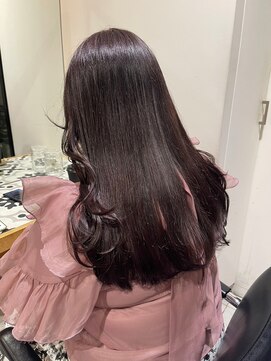 ヘアサロン ガリカ 表参道(hair salon Gallica) 大人フェミニンロング/ラベンダーココアブリーチなし