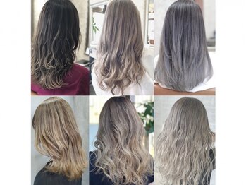 ベースヘアーデザイン(BASE HAIR DESIGN)の写真/"周りと差がつく"デザインカラーがオススメ◎ケアブリーチでダメージを最小限に抑えた技術が◎当日予約OK