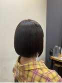 縮毛矯正×ボブ【アルター鎌取店　今吉】