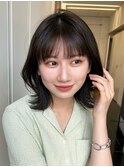 20代30代 広尾 南青山 ミディアムヘア くびれヘア レイヤー