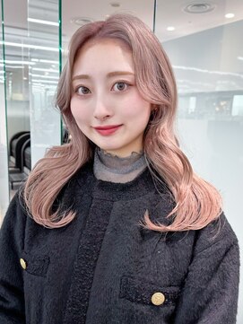 アイティー バイ アルバム 浦和店(IT by ALBUM) 美髪くびレイヤーミルクティーピンクホワイトピンク_ba497981