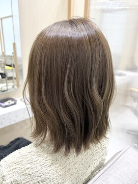 ジーナ サンシャイン通り池袋(Zina) 髪質改善　ふんわり　オリーブグレー【Zina坂本勇樹】