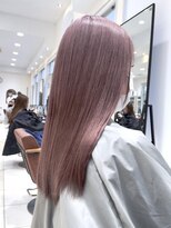 クアトログランシュ ひたちなか店(QUATRO×GranCieux)&nbsp;ピンクベージュ　ひたちなか/ブリーチ/ハイトーン