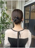 カチモリヘア×お呼ばれヘアアレンジ