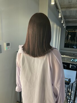 ヌープヘアーアイス(NUUP.hair ici) 20代30代大人可愛いラベンダーピンクベージュ