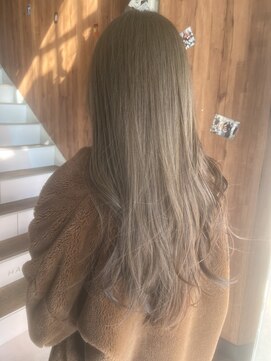 アヴァンス 天王寺店(AVANCE.) ブリーチなしミルクティーベージュ