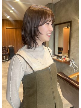 ミモザ(Mi.mosa) 春日/大野城/ボブレイヤー/顔まわりカット/20代/30代/40代