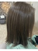 切りっぱなし×オリーブアッシュ
