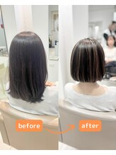 重たさ解消！洗練ボブで若見え印象に