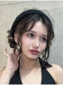 #ヘアセット#ゆるふわセット