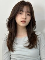 オムニス 表参道(Omnis)&nbsp;美髪レイヤーカット/顔まわりレイヤー/くびれミディアムレイヤー