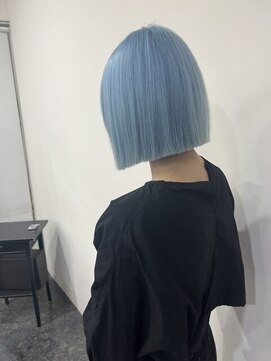 ヴィオラカラー(VIOLLA COLOR) ハイトーンカラー×ナチュラルボブ/小倉