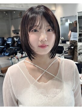 フィルムス 表参道(FILMS) 暗めカラー/ボブ/顔周り/レイヤー/髪質改善/縮毛矯正/表参道